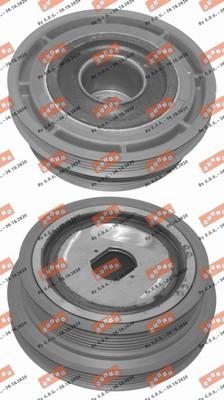 BBR Automotive 001-10-29701 - Puleggia cinghia, Albero a gomiti autozon.pro