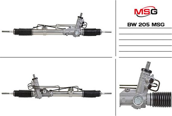 MSG BW 205 - Scatola guida autozon.pro