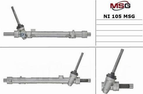 MSG NI 105 - Giunto assiale, Asta trasversale autozon.pro