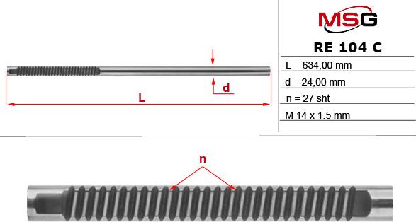 MSG RE 104 C - Scatola guida autozon.pro