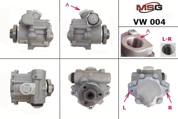 MSG VW 004 - Pompa idraulica, Sterzo autozon.pro