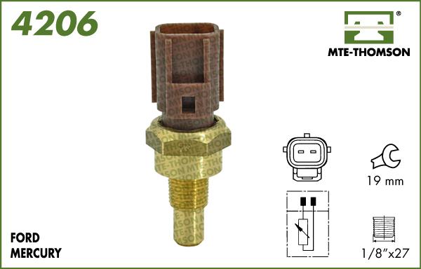 MTE-Thomson 4206 - Sensore, Temperatura refrigerante autozon.pro