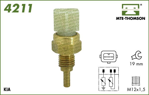 MTE-Thomson 4211 - Sensore, Temperatura refrigerante autozon.pro