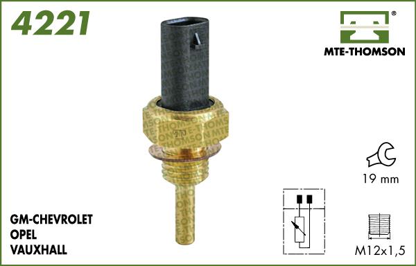 MTE-Thomson 4221 - Sensore, Temperatura refrigerante autozon.pro