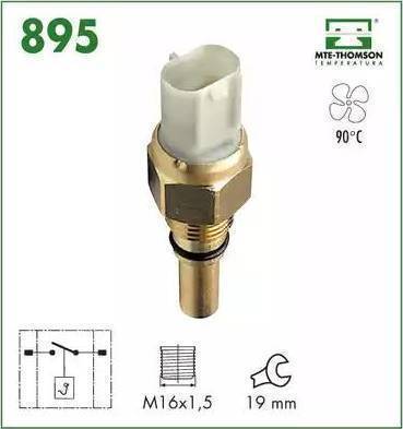 MTE-Thomson 823 - Termocontatto, Ventola radiatore autozon.pro