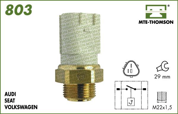 MTE-Thomson 803.95/90 - Termocontatto, Ventola radiatore autozon.pro