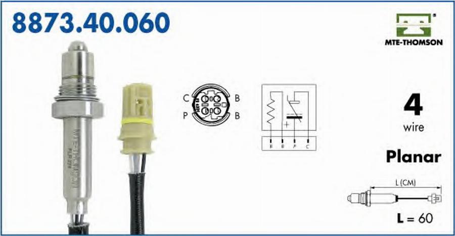 MTE-Thomson 8873.40.060 - Sonda lambda autozon.pro