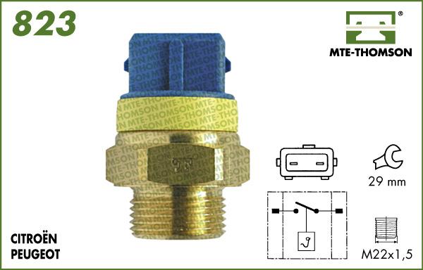 MTE-Thomson 823.97/92 - Termocontatto, Ventola radiatore autozon.pro