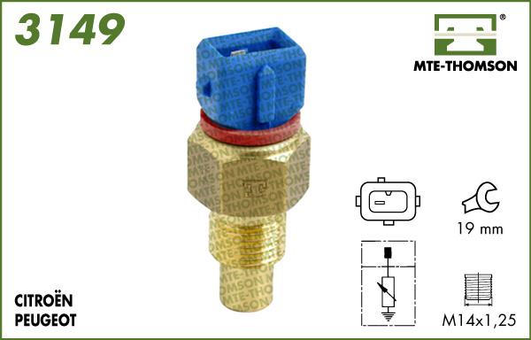 MTE-Thomson 3149 - Sensore, Temperatura refrigerante autozon.pro