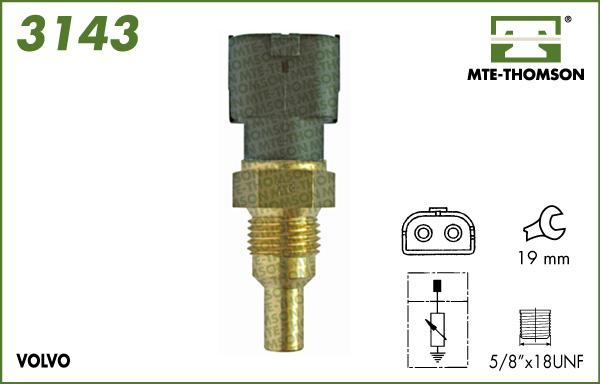 MTE-Thomson 3143 - Sensore, Temperatura refrigerante autozon.pro