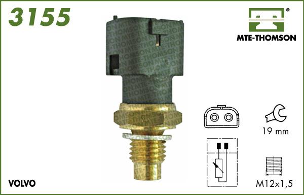 MTE-Thomson 3155 - Sensore, Temperatura refrigerante autozon.pro