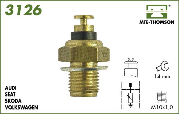 MTE-Thomson 3126 - Sensore, Temperatura refrigerante autozon.pro