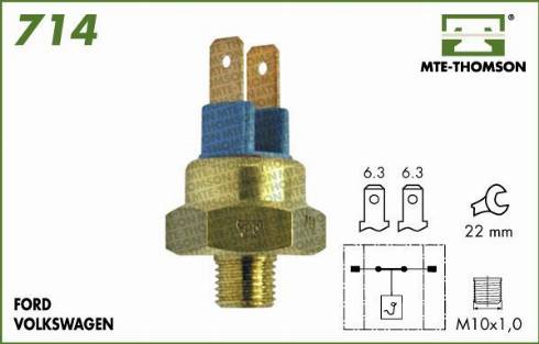 MTE-Thomson 338.82 - Termostato, Refrigerante autozon.pro