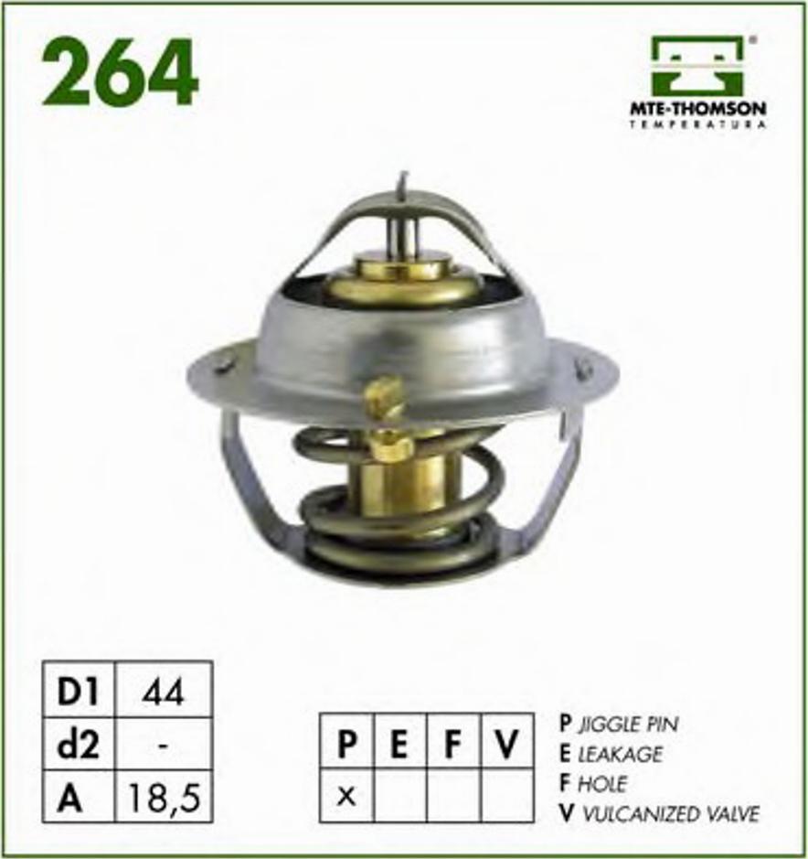 MTE-Thomson 26482 - Termostato, Refrigerante autozon.pro