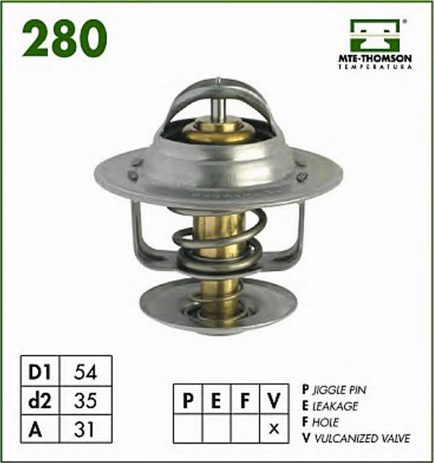 MTE-Thomson 280.87 - Termostato, Refrigerante autozon.pro