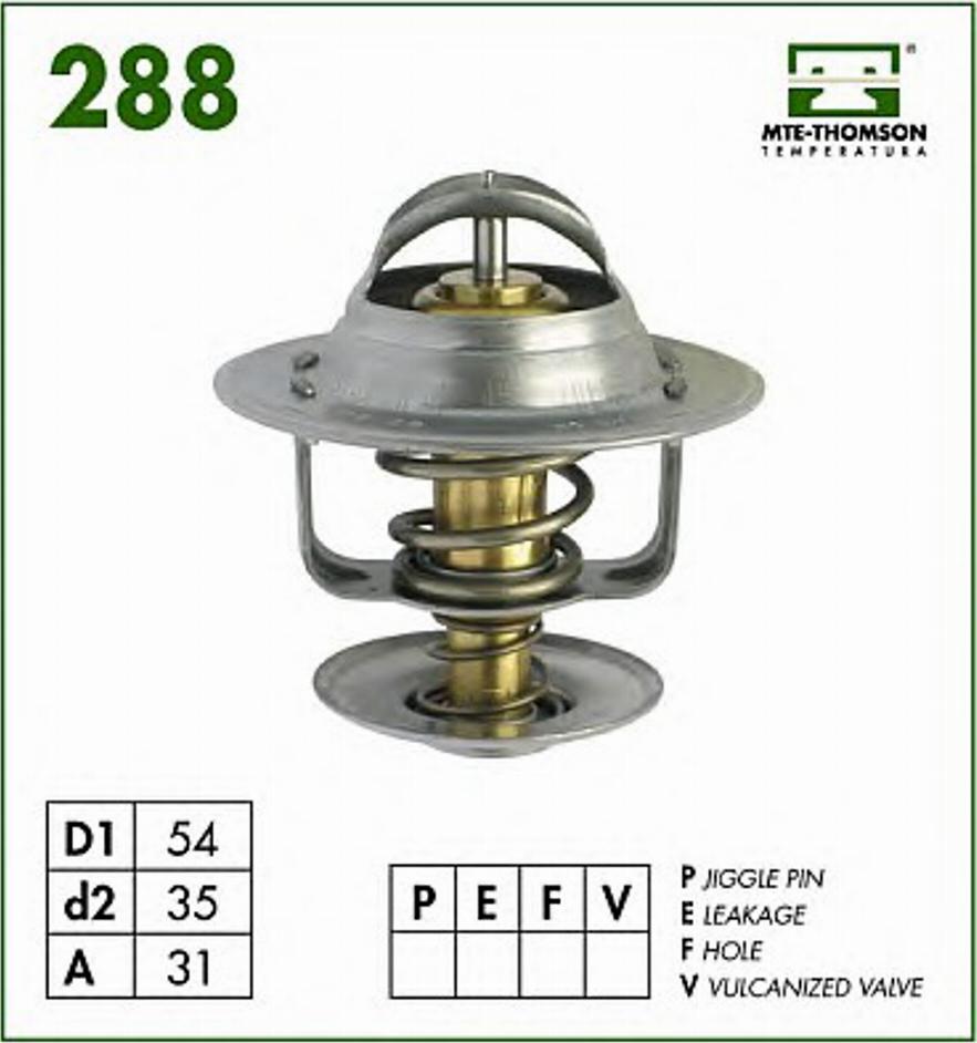 MTE-Thomson 288.87 - Termostato, Refrigerante autozon.pro