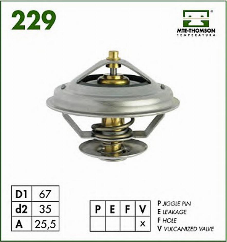 MTE-Thomson 229.87 - Termostato, Refrigerante autozon.pro