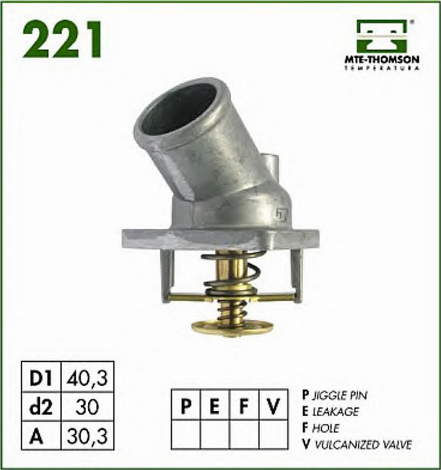 MTE-Thomson 221.82 - Termostato, Refrigerante autozon.pro