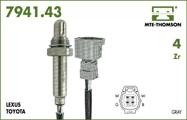 MTE-Thomson 7941.43.080 - Sonda lambda autozon.pro