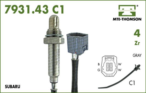 MTE-Thomson 7931.43.080C1 - Sonda lambda autozon.pro