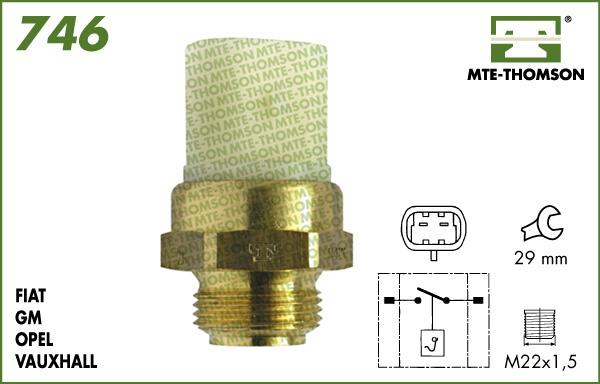 MTE-Thomson 746.97/92 - Termocontatto, Ventola radiatore autozon.pro