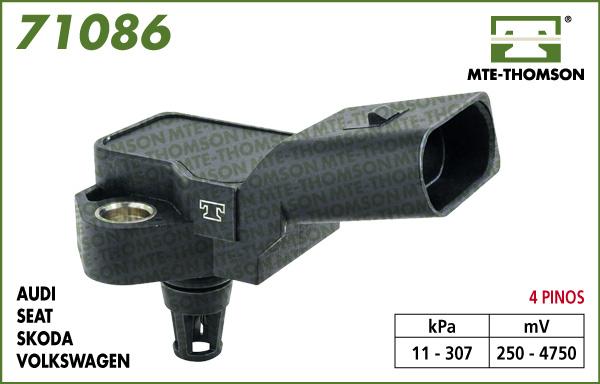 MTE-Thomson 71086 - Sensore, Pressione collettore d'aspirazione autozon.pro