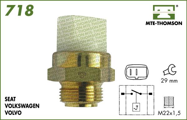 MTE-Thomson 718.95/90 - Termocontatto, Ventola radiatore autozon.pro