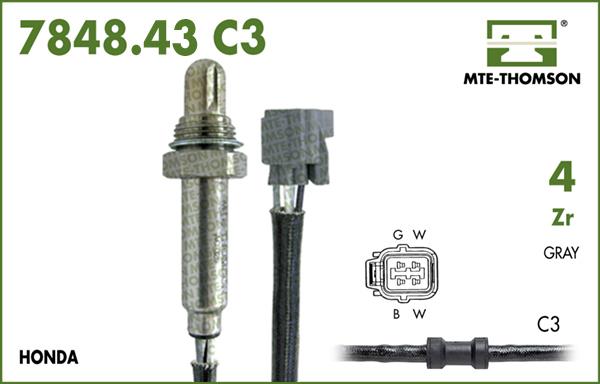 MTE-Thomson 7848.43.050C3 - Sonda lambda autozon.pro