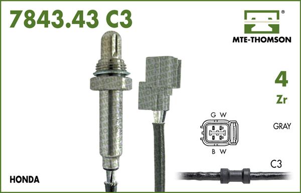 MTE-Thomson 7843.43.046C3 - Sonda lambda autozon.pro