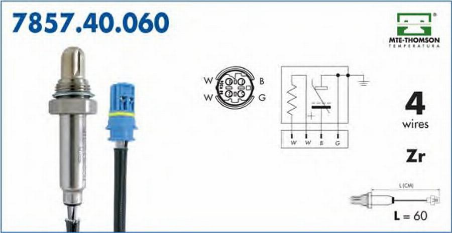 MTE-Thomson 7857.40.060 - Sonda lambda autozon.pro