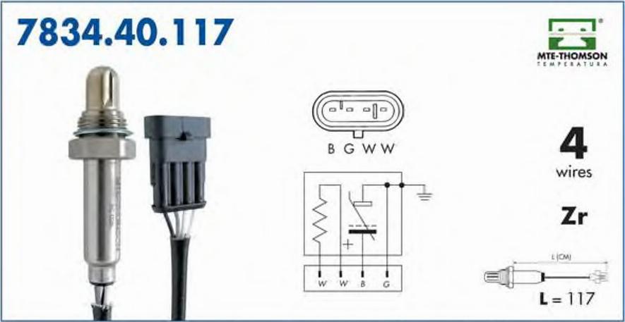 MTE-Thomson 7834.40.117 - Sonda lambda autozon.pro