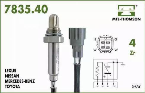 MTE-Thomson 7835.40.070 - Sonda lambda autozon.pro