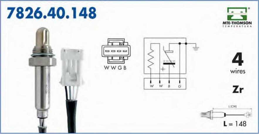 MTE-Thomson 7826.40.148 - Sonda lambda autozon.pro