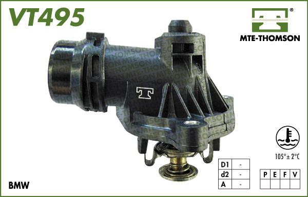 MTE-Thomson VT495.105 - Termostato, Refrigerante autozon.pro