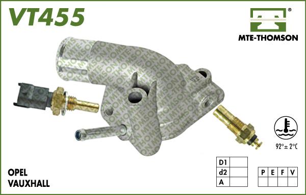 MTE-Thomson VT455.92 - Termostato, Refrigerante autozon.pro