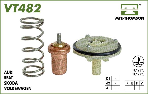 MTE-Thomson VT482.83 - Termostato, Refrigerante autozon.pro