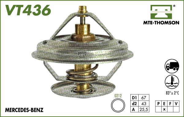 MTE-Thomson VT436.71 - Termostato, Refrigerante autozon.pro