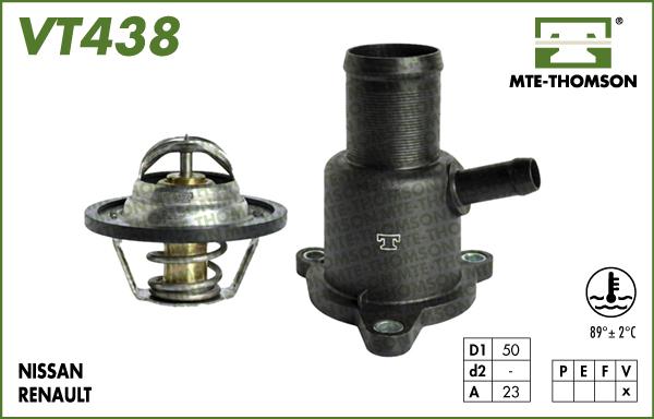 MTE-Thomson VT438.89 - Termostato, Refrigerante autozon.pro