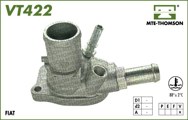 MTE-Thomson VT422.88 - Termostato, Refrigerante autozon.pro