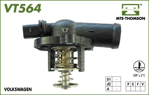 MTE-Thomson VT564.109 - Termostato, Refrigerante autozon.pro