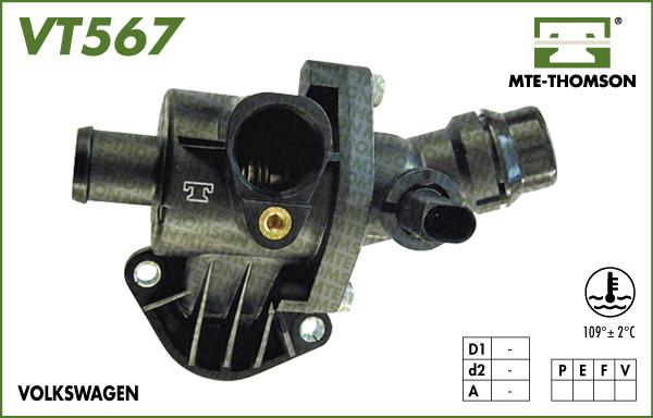 MTE-Thomson VT567.109 - Termostato, Refrigerante autozon.pro