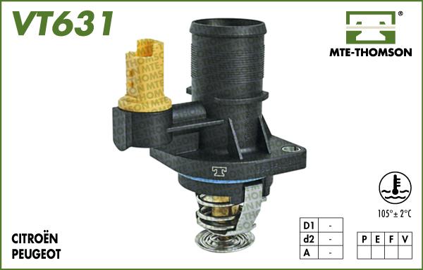 MTE-Thomson VT631.105 - Termostato, Refrigerante autozon.pro