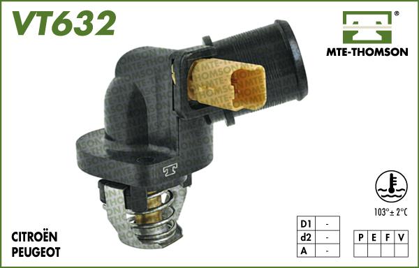 MTE-Thomson VT632.103 - Termostato, Refrigerante autozon.pro