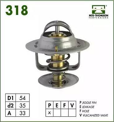 MTE-Thomson VT318.83 - Termostato, Refrigerante autozon.pro