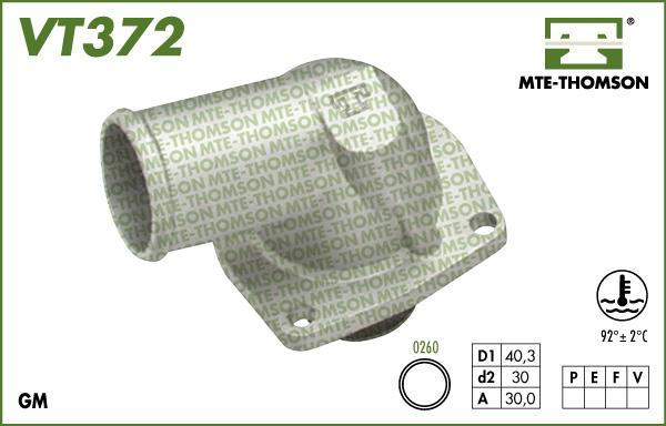 MTE-Thomson VT372.92 - Termostato, Refrigerante autozon.pro