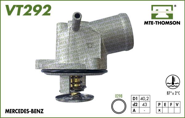 MTE-Thomson VT292.87 - Termostato, Refrigerante autozon.pro