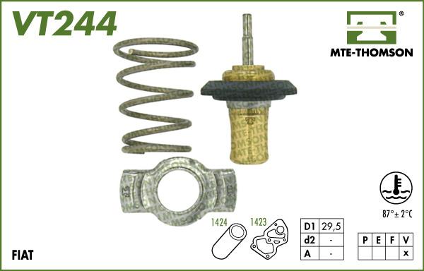 MTE-Thomson VT244.87 - Termostato, Refrigerante autozon.pro