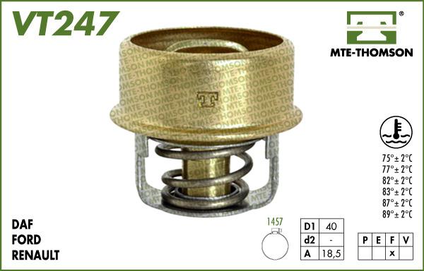 MTE-Thomson VT247.89 - Termostato, Refrigerante autozon.pro