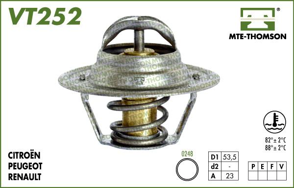 MTE-Thomson VT252.89 - Termostato, Refrigerante autozon.pro