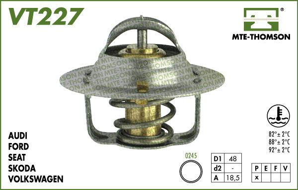 MTE-Thomson VT227.92 - Termostato, Refrigerante autozon.pro